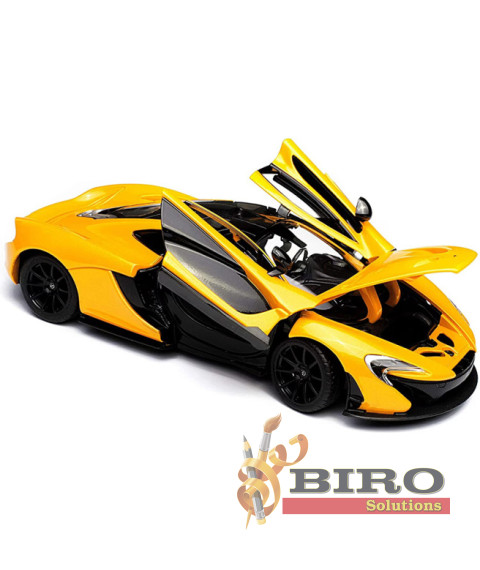 RS Mașină RASTAR Die cast 1:24 Mclaren P1, galbenă, 60585